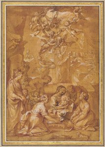 El nacimiento de la Virgen de Ventura Salimbeni