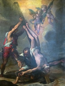 La crucifixión de San Pedro de Ventura di Arcangelo Salimbeni