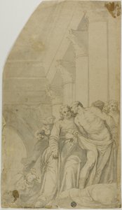 Cristo cura a los enfermos en el estanque de Betesda de Veronese (Paolo Caliari)