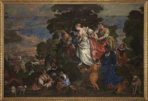 Moisés salvado de las aguas de Veronese