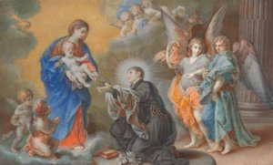 La Virgen y el Niño Apareciendo a San Luis Gonzaga