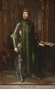 Retrato del rey Juan I de Castilla (1358-1390) Pintura de Vicente Arbiol y Rodríguez (1812-1876) 1848 Palacio de las Cortes, Madrid