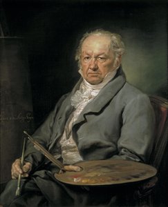 Retrato del pintor Francisco de Goya 1746-1828, 1826 de Vicente Lopez y Portana