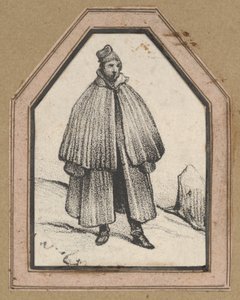 Hombre con capa de Victor Adam