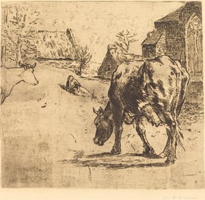 La vaca de Victor Alfred Paul Vignon