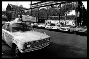 Les halles de París justo antes de la demolición de agosto de 1971 de Victor Baltard
