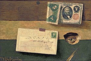 El ojo del artista, c.1898 (óleo sobre lienzo) de Victor Dubreuil