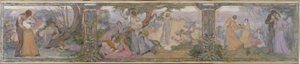 Boceto para el ayuntamiento de Issy-les-Moulineaux: La Vie, entre 1896 y 1897 (óleo sobre lienzo)