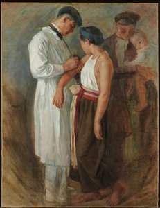 La vacunación, c.1923 de Victor Francois Tardieu