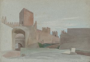 Porta San Lorenzo, Roma de Victor François Eloi Biennourry