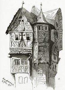 Casa en Bacharach en el río Rin (siglo XIX) de Victor Hugo