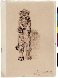 Proa del centurión (dibujo) de Victor Hugo