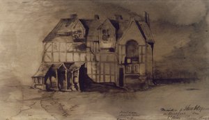 La Casa de William Shakespeare (1564-1616) en Stratford-upon-Avon de Victor Hugo