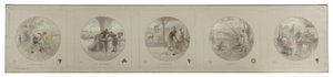 Boceto para la Galería Lobau del Ayuntamiento de París: Agricultura. Comercio. Industria. Arte. Ciencia, en 1890 (lápiz, óleo sobre lienzo)