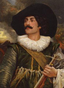 Retrato de una caballera (cromolito) de Victor John Robertson
