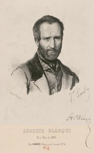 Retrato de Louis-Auguste Blanqui 1805-1881, 1849 de Victor Larsky