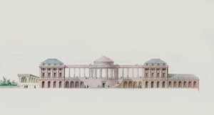 Primer diseño para el Chateau du Bouilh, Saint Andre de Cubzac, Aquitania, c.1787