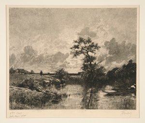 Puesta de sol de Victor Louis Focillon