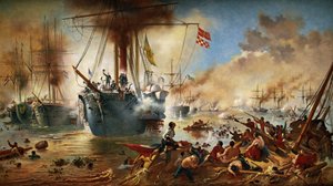 La batalla naval de Riachuelo