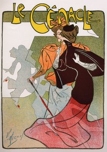 El Cenáculo, Bélgica, finales del siglo XIX (cartel) de Victor Mignot