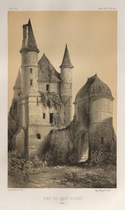 Arquitectura Pintoresca o Monumentos del Siglo XV. y XVI. Siglos: Castillos de Francia de los Siglos XV y XVI: Pl. 82, Feudo de Sart-l