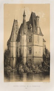 Arquitectura Pintoresca o Monumentos del Siglo XV. y XVI. Siglos: Castillos de Francia de los Siglos XV y XVI: Pl. 94, Antiguo Castillo de la Pommeraie (Aisne) de Victor Petit