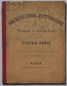 Arquitectura pintoresca o Monumentos de los siglos XV y XVI...Portada, publicada en 1860