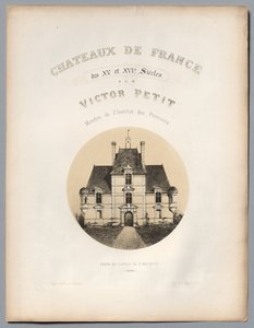 Frontispicio, Porte du Château de St Manvieux Calvados, 1860