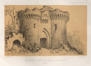 Pl.6, Antigua Puerta del Castillo de Malmort Corrèze, 1860