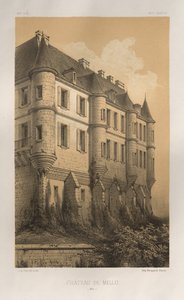 Pl. 35, Château De Mello Oise, 1860 de Victor Petit