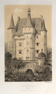 Pl. 52, Château De Fay Maine, 1860 de Victor Petit