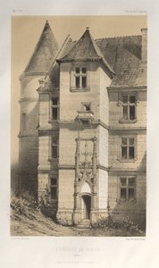 ...Pl. 62, Château De Folin Yonne, 1860 de Victor Petit
