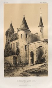 Pl. 89, Château du Vaumissel Calvados, 1860 de Victor Petit