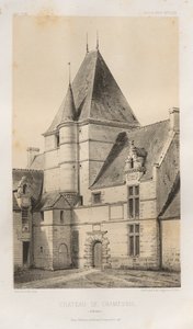 Pl. 93, Château de Cramesnil Calvados, 1860 de Victor Petit