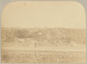 Pl. XVIII. Central Park visto desde el museo de Victor Prevost, Gaston L. Feuardent and Co., New York