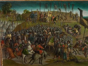 Conquista de Jerusalén por Tito (predela)
