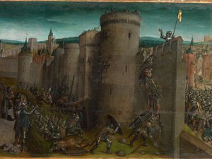 Conquista de Jerusalén por Tito (predela)