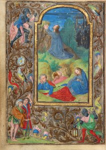 La agonía en el huerto de Vienna Master of Mary of Burgundy