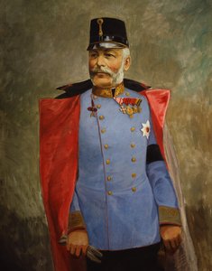Archiduque Federico, duque de Teschen, c.1916 (óleo sobre lienzo) de Vienna Nedomansky Studio