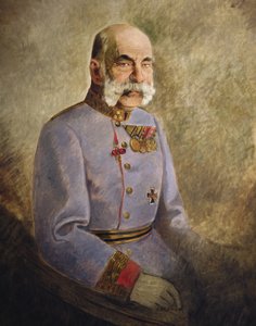 Francisco José I de Austria, c.1916 (óleo sobre lienzo)