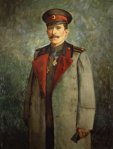 General Jekon, Jefe del Estado Mayor del Ejército Búlgaro, c.1916 (óleo sobre lienzo)