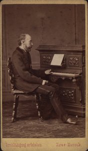 Retrato del libretista y compositor Franz Friedrich Richard Genée 1823-1895, ca 1880-1885