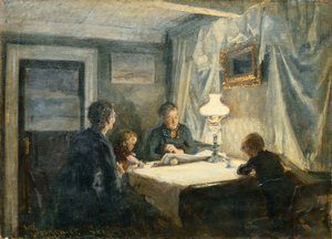 Tarde en Skagen (La familia del artista)