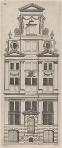 Elevación de fachada holandesa: pl. 3 de Vignola
