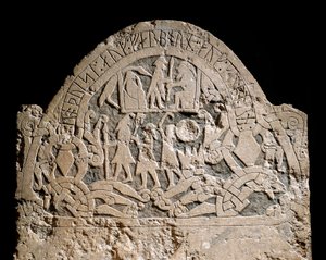 Piedra funeraria vikinga de Sanda de Viking
