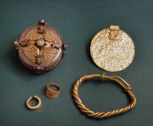 Joyería vikinga de Gotland, Suecia. Siglo X. Estocolmo, Museo Histórico