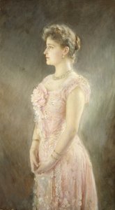 Retrato de la Emperatriz Alexandra Fyodorovna de Rusia, esposa del Zar Nicolás II