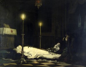 El luto de László Hunyadi de Viktor Madarász
