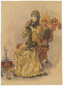 La princesa que nunca sonrió Nesmeyana, 1896 de Viktor Mikhaylovich Vasnetsov