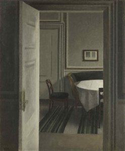 Interior, Strandgade 30, 1904 de Vilhelm Hammershøi